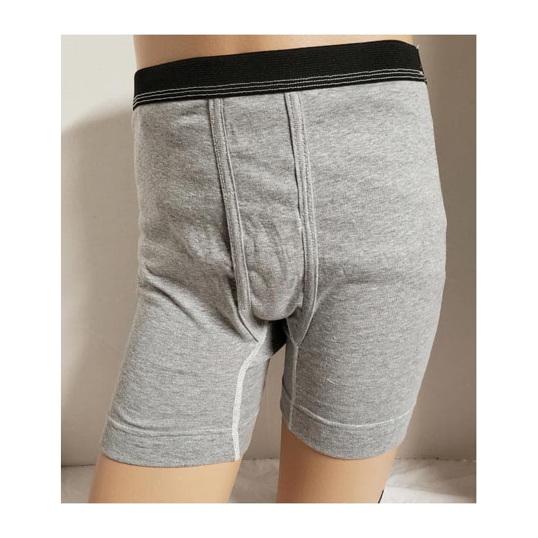 Options Men's Boxer Brief with Built-in Ostomy Barrier Support, Left, Large - Each - Image 1