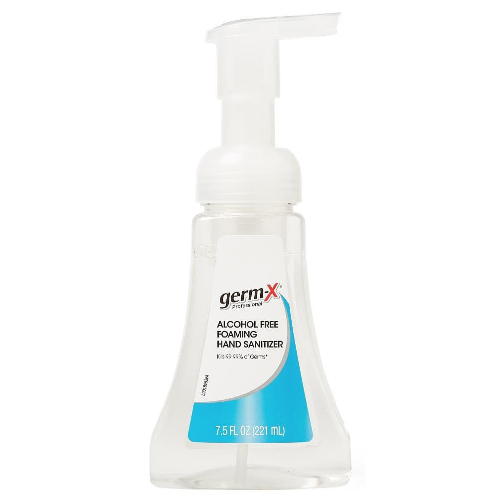 Germ-X Alcohol-Free Foaming Hand Sanitizer, 7.5 oz - Case of 12 - Image 1
