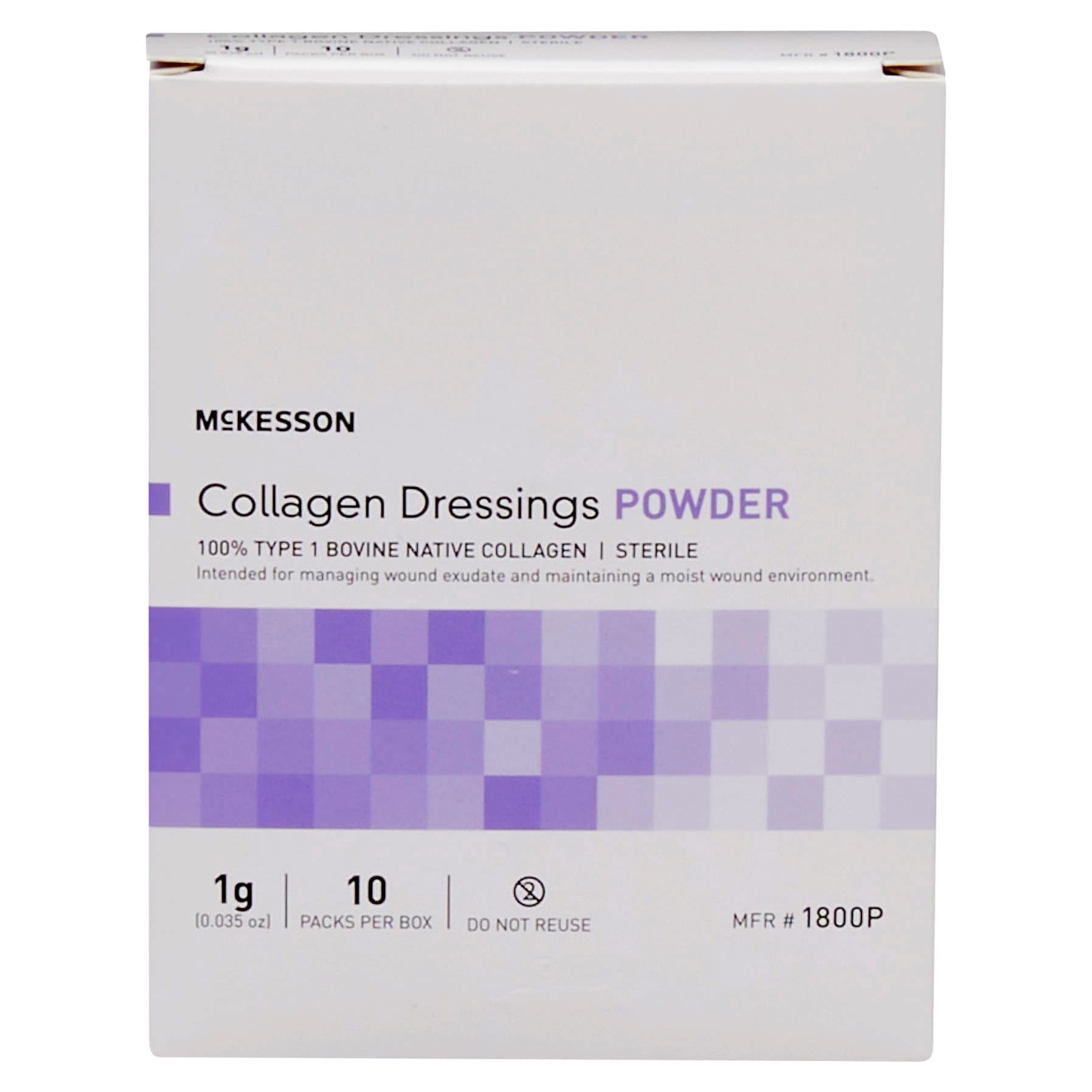 McKesson Collagen Dressing Powder 1 Gram - Image 2