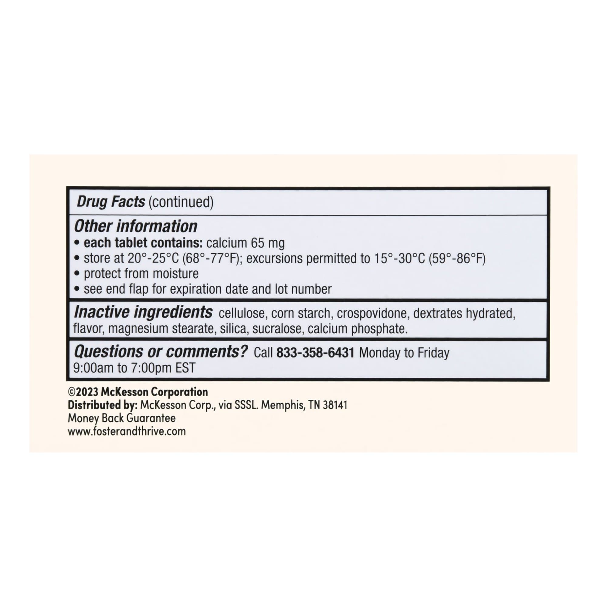 Foster & Thrive Gas Relief Chewable Tablet - Bottle of 100 - Image 4