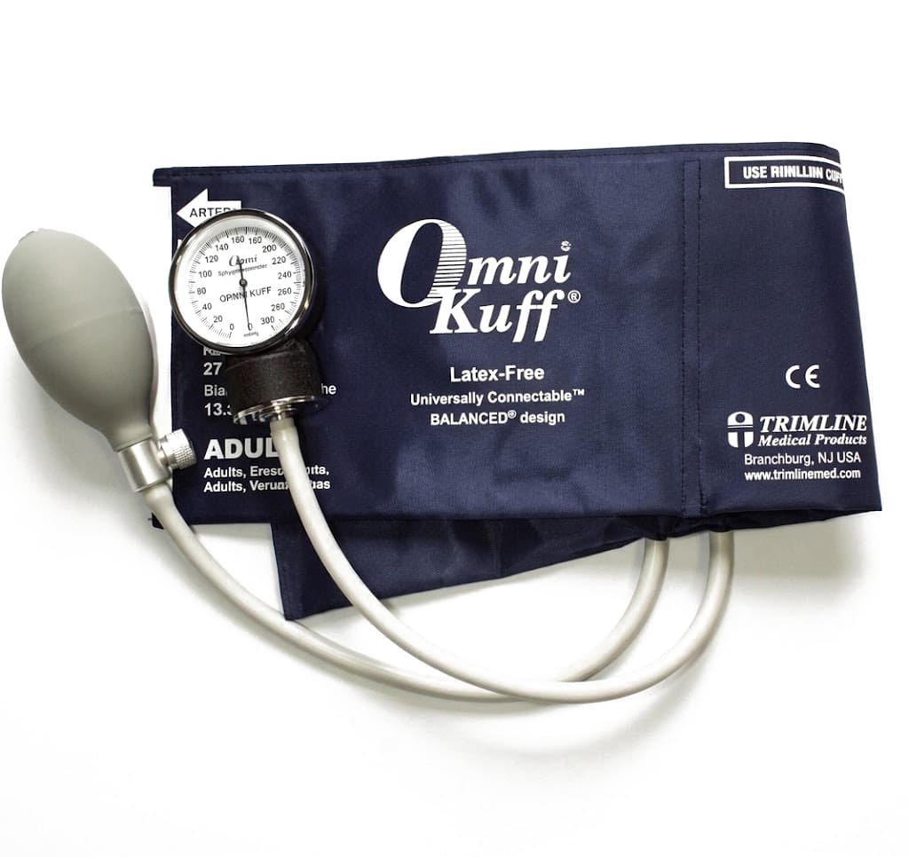Omni-Kuff Nylon Blood Pressure Cuff and Bulb Adult Arm - Image 1
