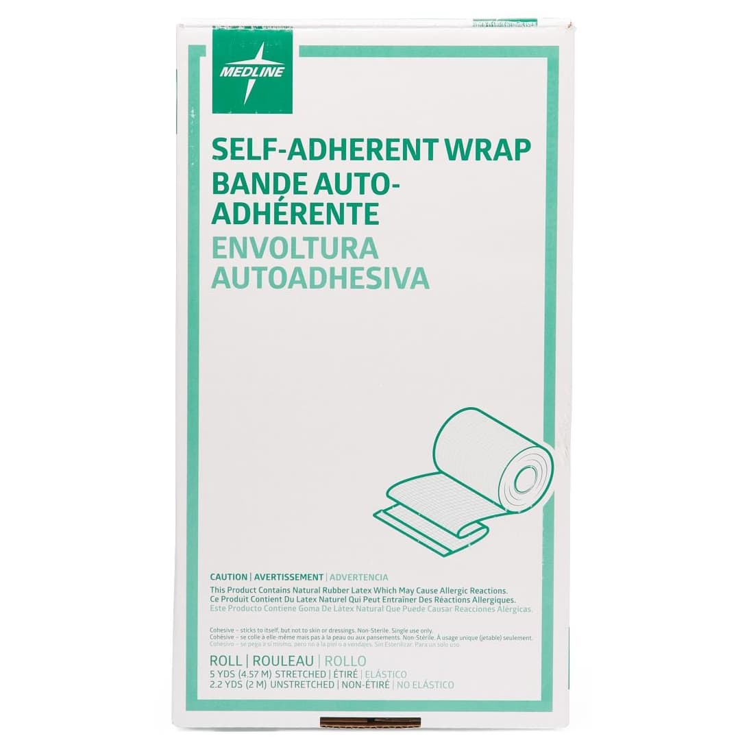 Medline Self Adherent Latex Wrap Color Assortment Nonsterile - Image 2