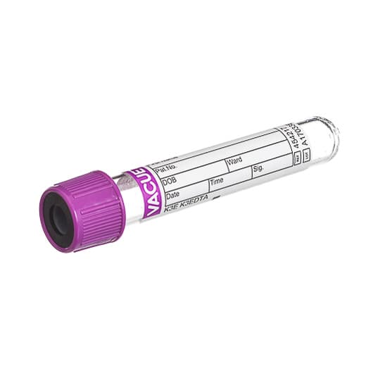 Vacuette K3 EDTA Additive Blood Collection Tube, 13 x 75 mm, 3 mL - Case of 1200 - Image 1