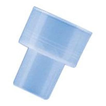 Trach Care Adapter, 15mm ID × 22mm OD, Blue – Each - Image 1