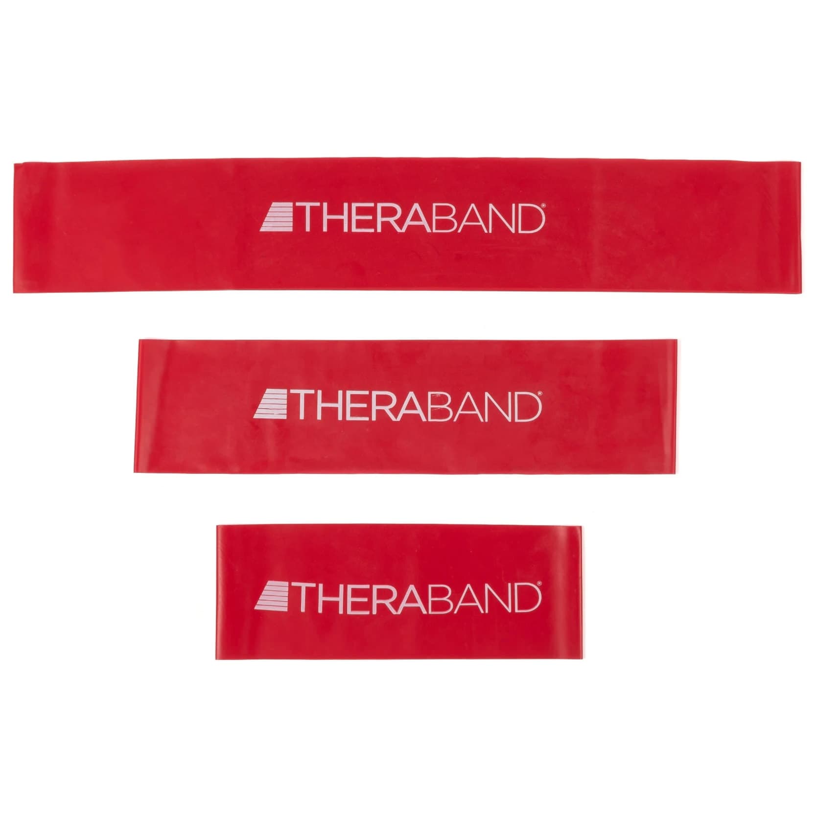 TheraBand Professional Resistance Band Loop 18", Medium Red - Image 1