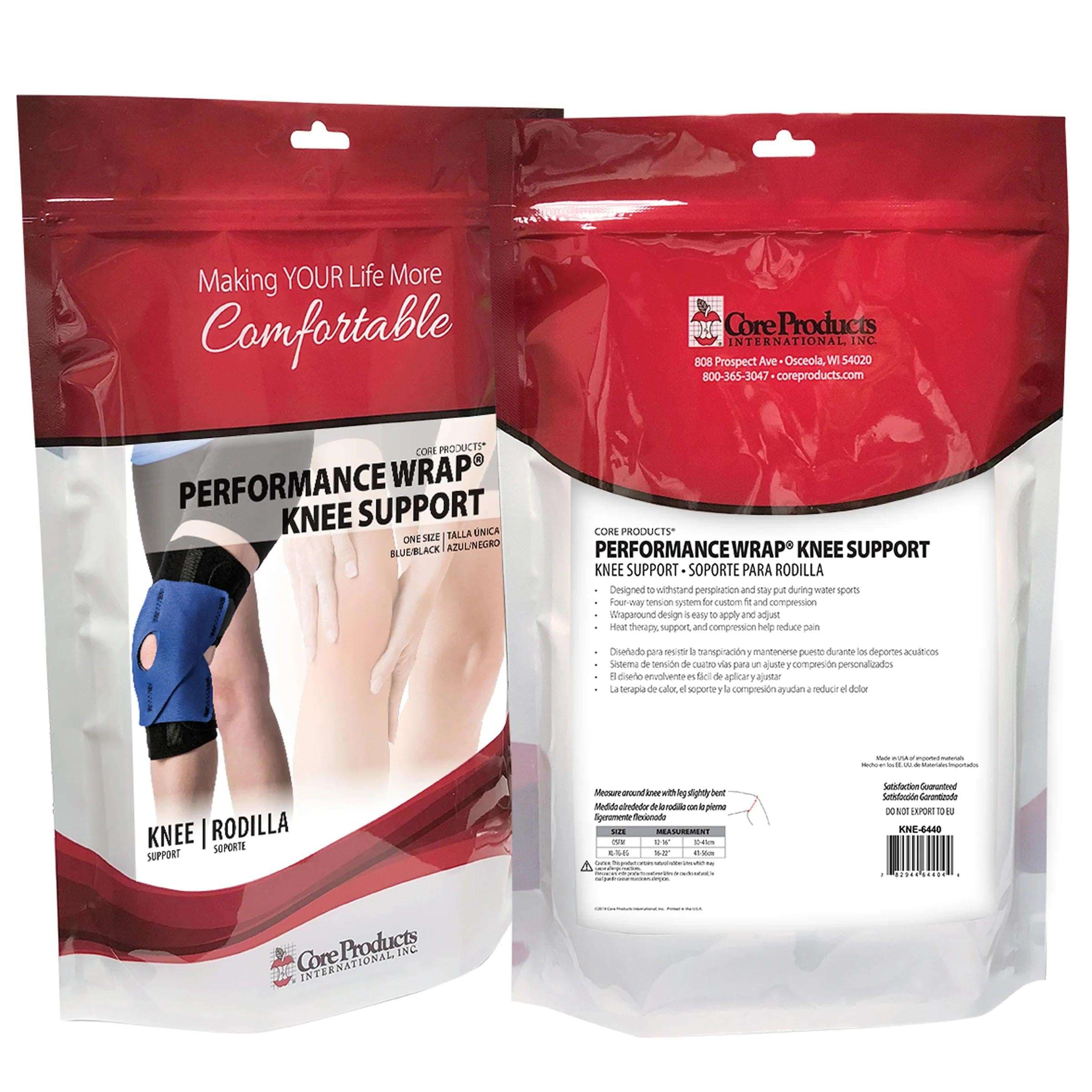 Core Performance Wrap Knee Support - Image 9