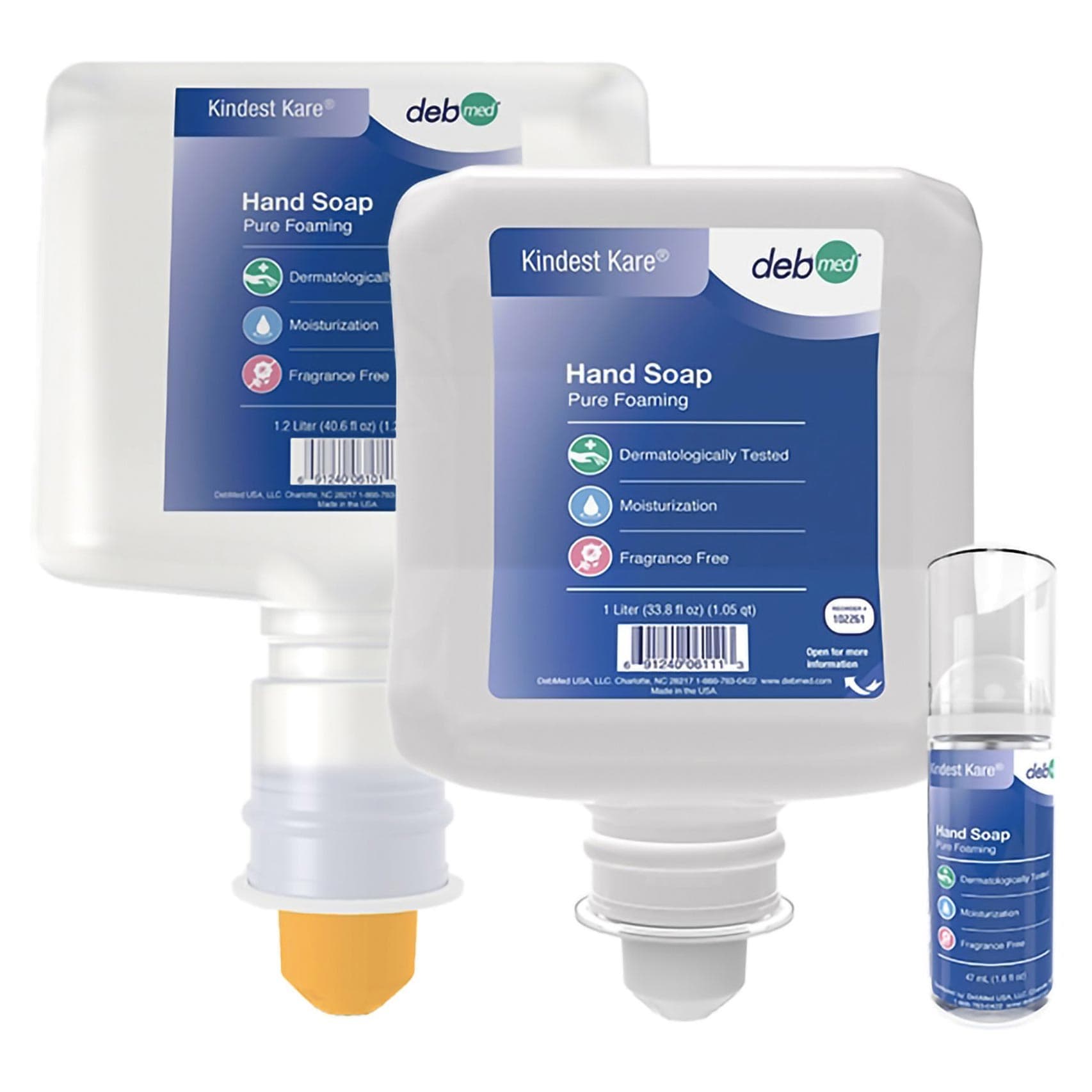 Kindest Kare PURE Soap, Clear, 1,000 mL - Each - Image 1