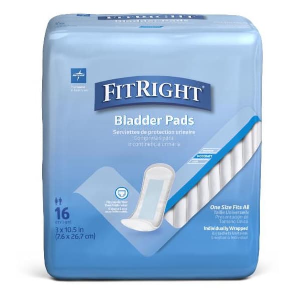 FitRight Bladder Control Pads, Moderate, 3 x 10.5 Inch - Image 5
