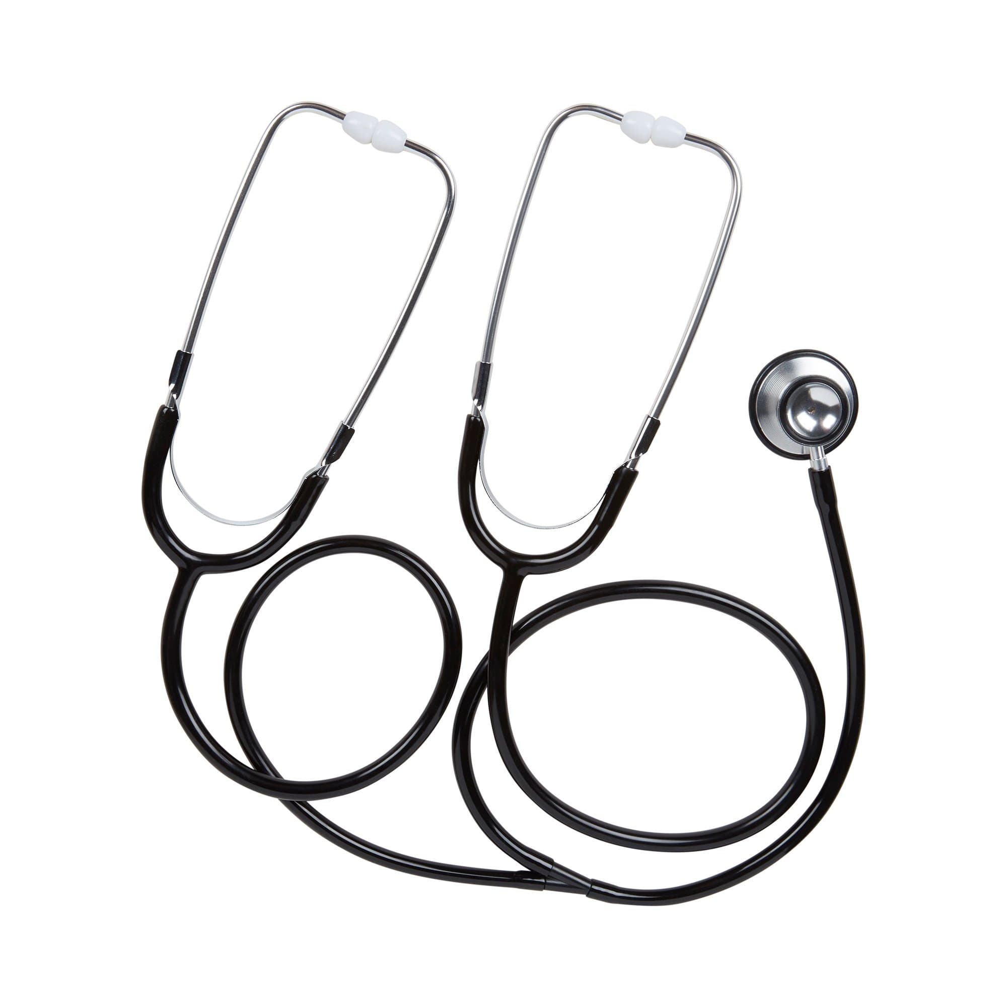 McKesson Dual Head Teaching Stethoscope, Black - Each - Image 1