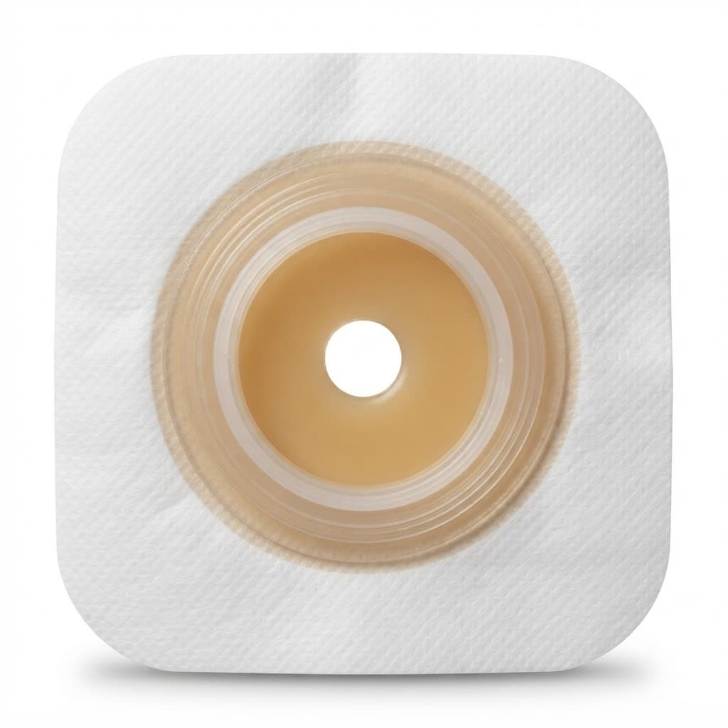 SUR-FIT Natura Two-Piece Stomahesive Skin Barrier with White Tape Collar, 2-1/4 Inch - Box of 10 - Image 1