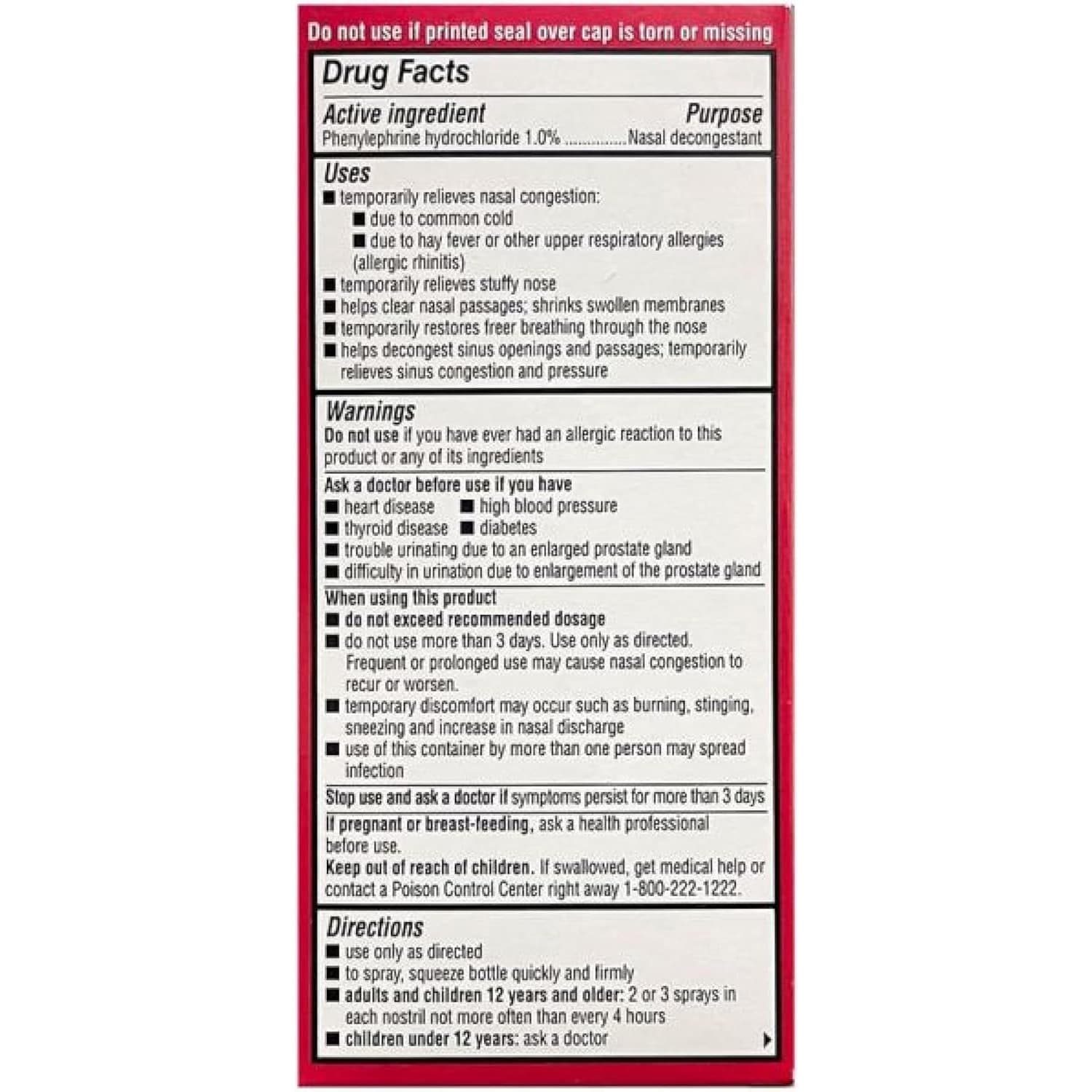 Leader Extra Strength Sinus Relief, 1 oz - Each - Image 6