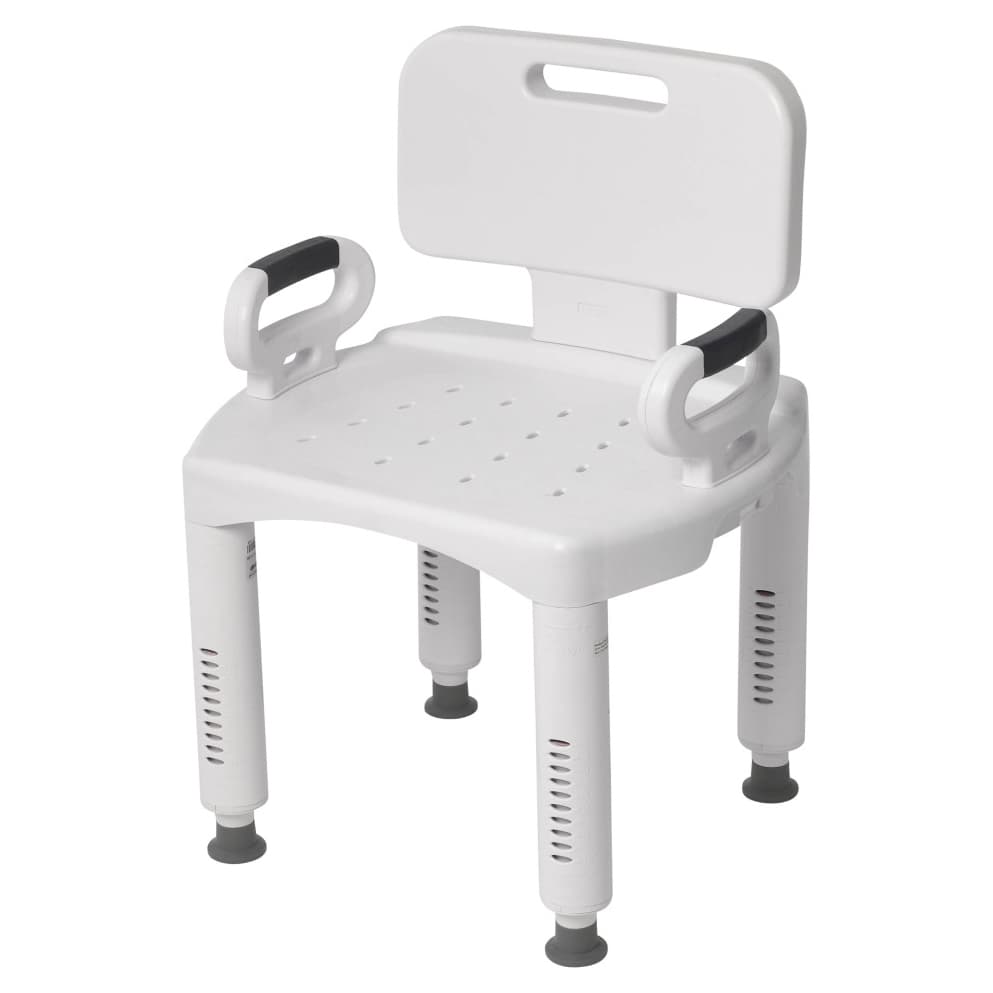 Drive Premium Series Shower Chair with Back and Arms