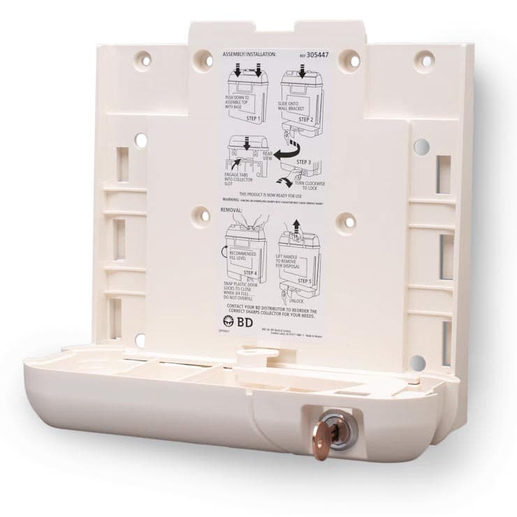 BD Locking Wall Bracket for 5.4 qt Sharp Container - Image 1