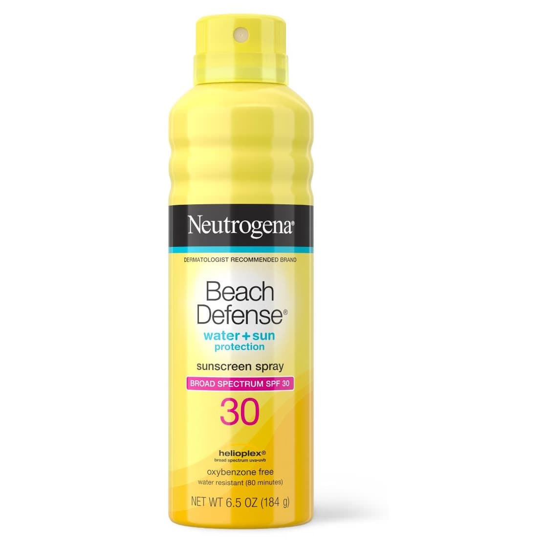 Neutrogena Beach Defense Sunscreen Spray, SPF 30, 6.5 oz - Case of 12 - Image 1