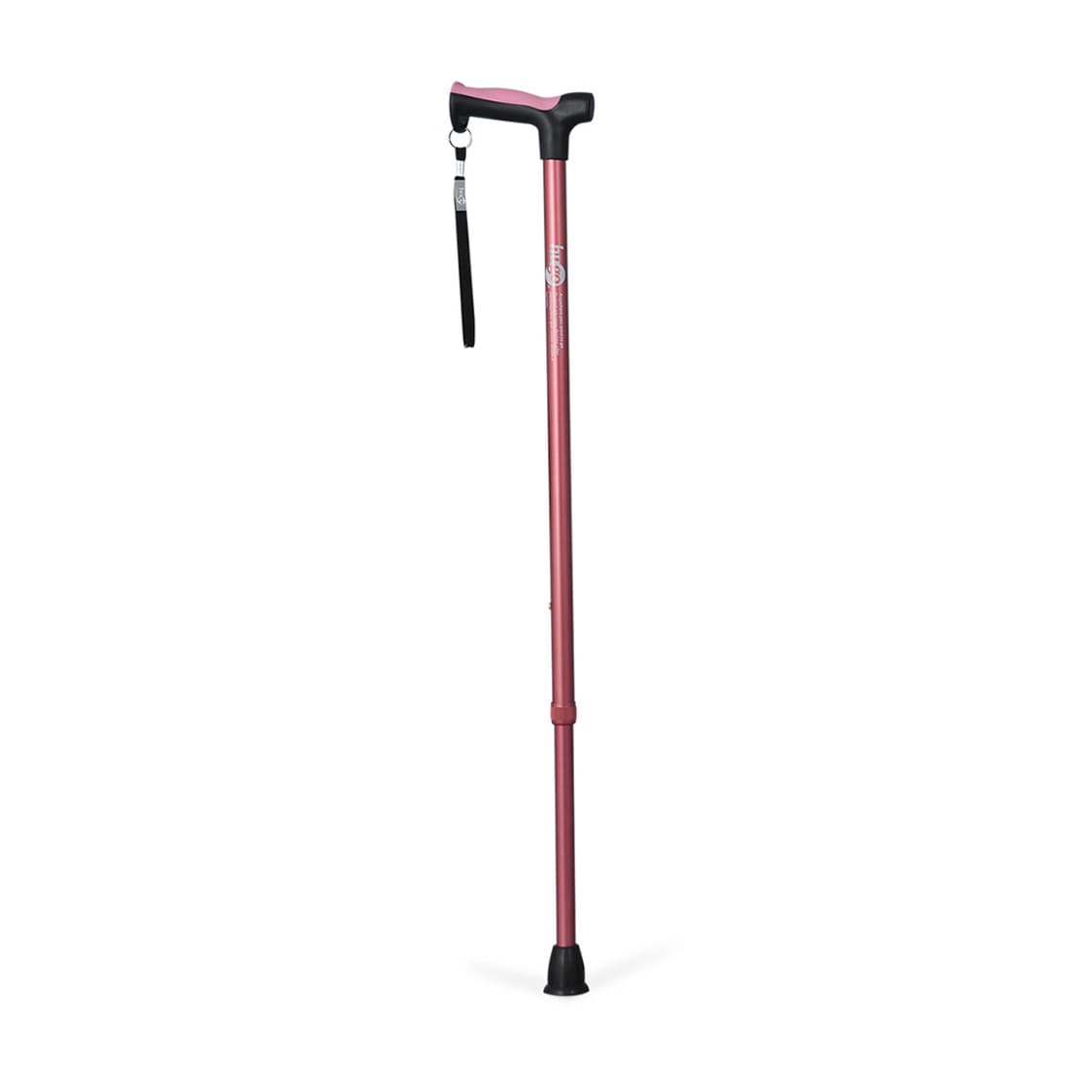 Drive Hugo Ergonomic Derby Handle Cane, Rose - Case of 6 - Image 1
