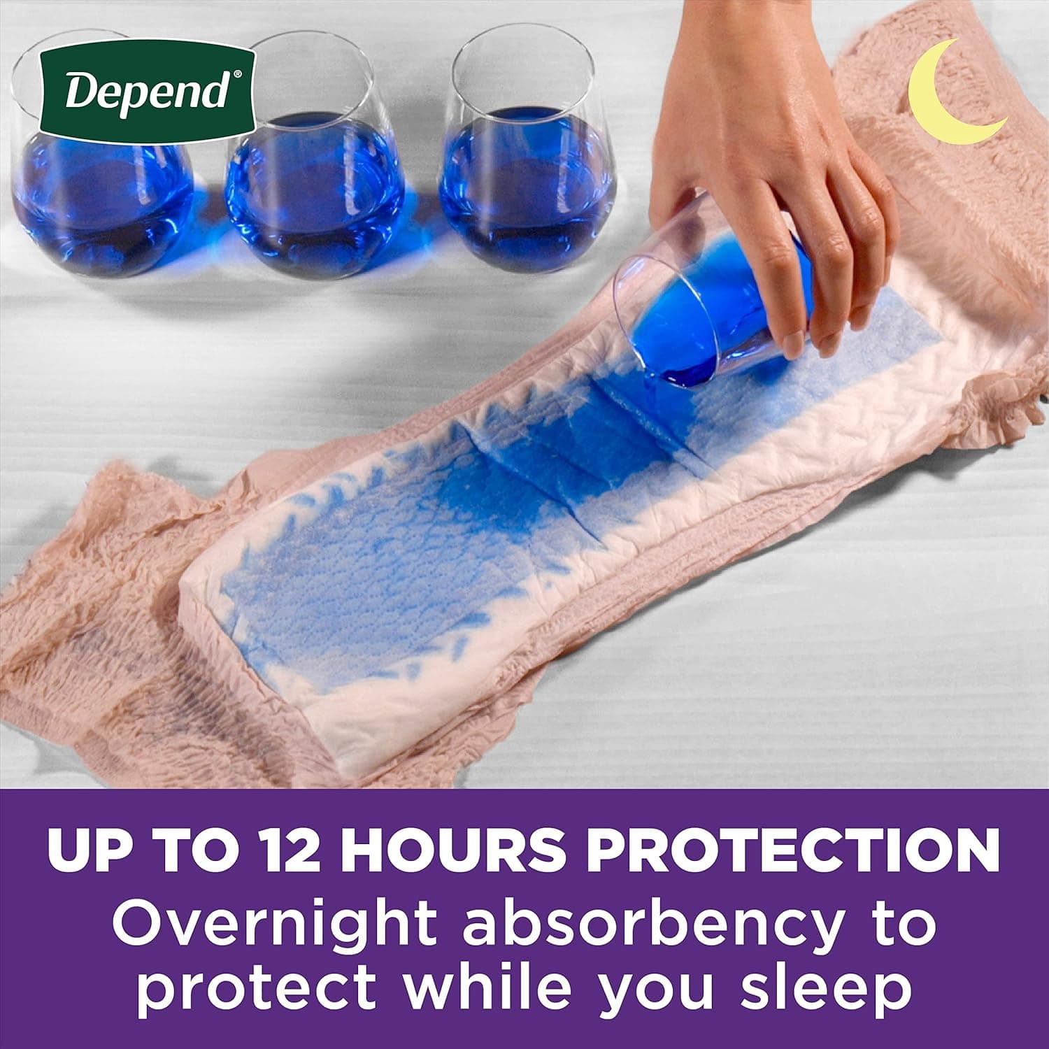 Depend Night Defense Incontinence Underwear For Women - Image 2