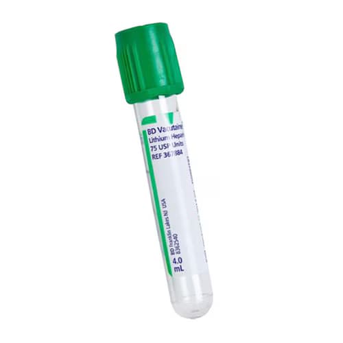 BD Vacutainer Lithium Heparin Tubes with Hemogard Closure - Image 2