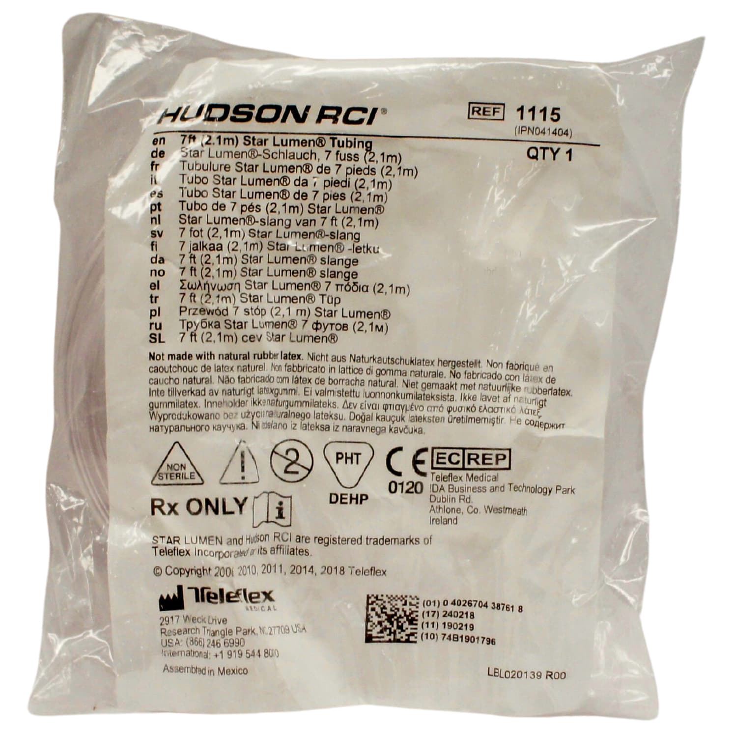 Teleflex Hudson RCI Star Lumen Oxygen Tubing - Image 4