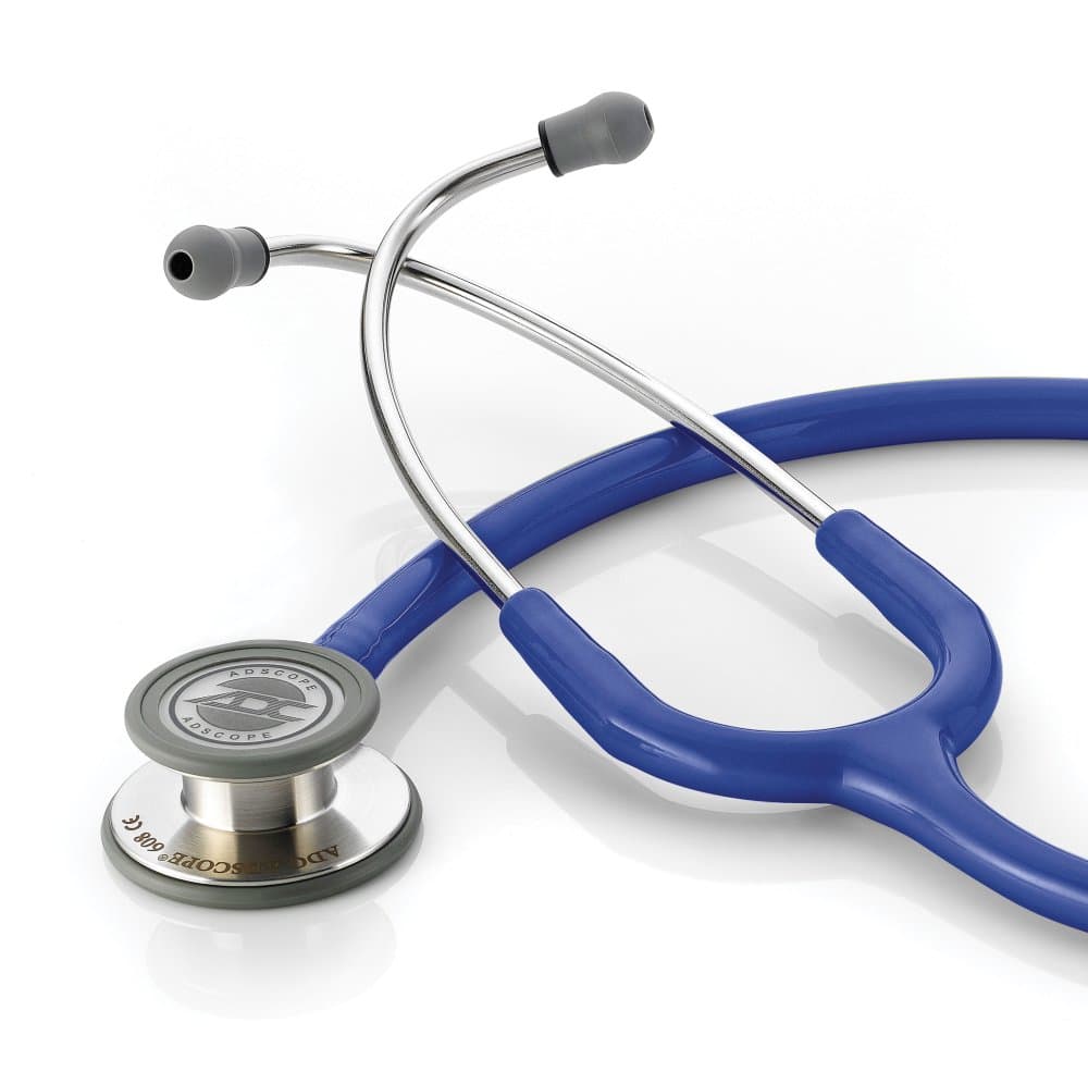 ADC Adscope Convertible Clinician Stethoscope, Royal Blue - Image 1