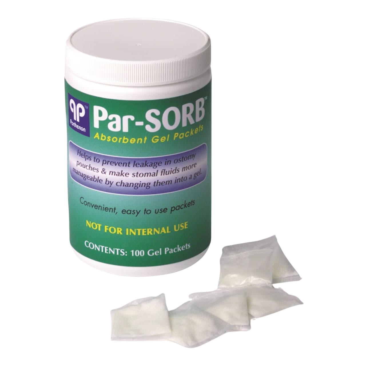Parthenon Par-Sorb Absorbent Gel Packets, 100 Per Jar - Image 1