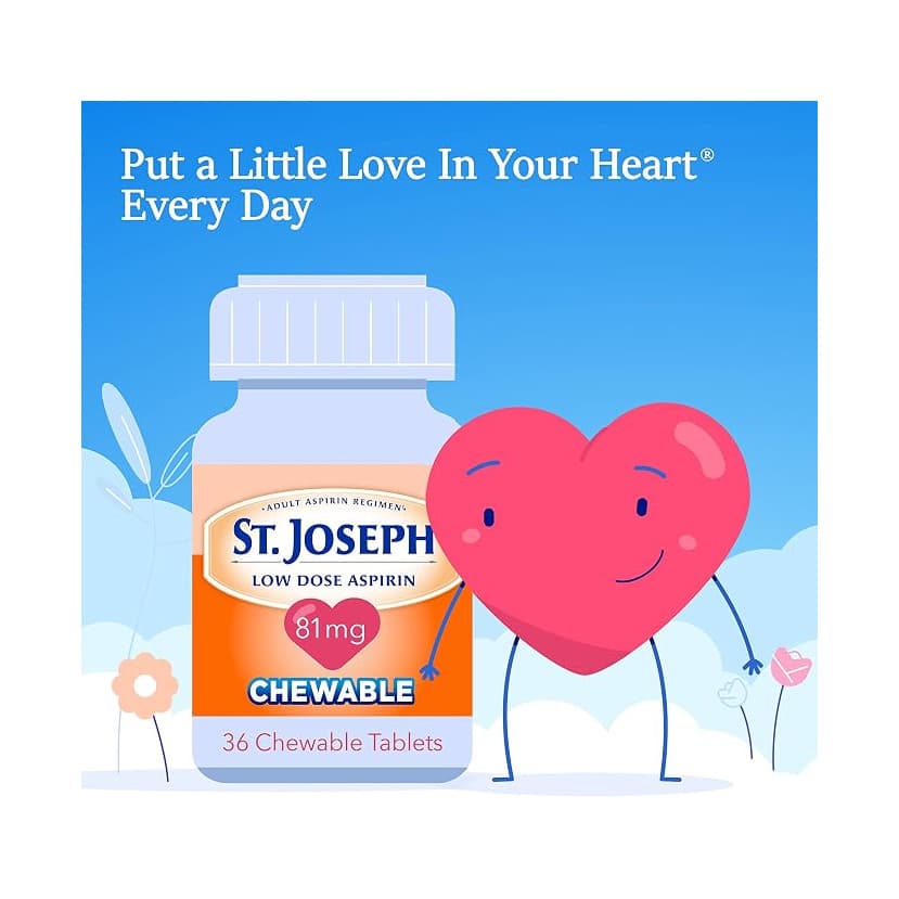 St. Joseph Low Dose Chewable Aspirin, Orange, 81 mg, 108 Count - Each - Image 2