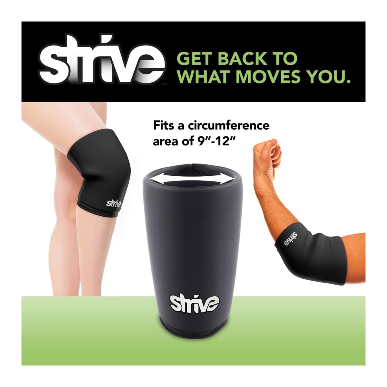 Strive Hot & Cold Gel Pack Sleeve, Elbow & Knee - Image 3