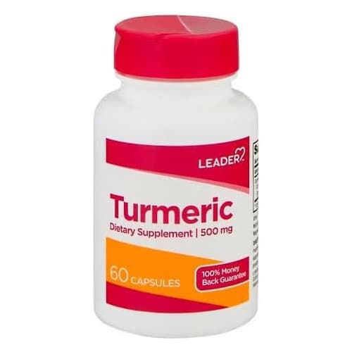 Leader Tumeric Capsule, 500 mg - Bottle of 60