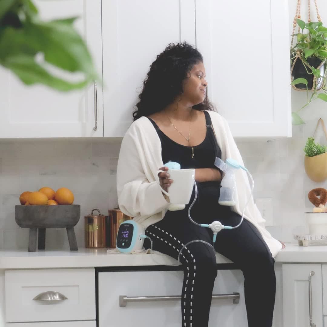 Zomee Z1 Double Electric Breast Pump Without Tote - Image 7