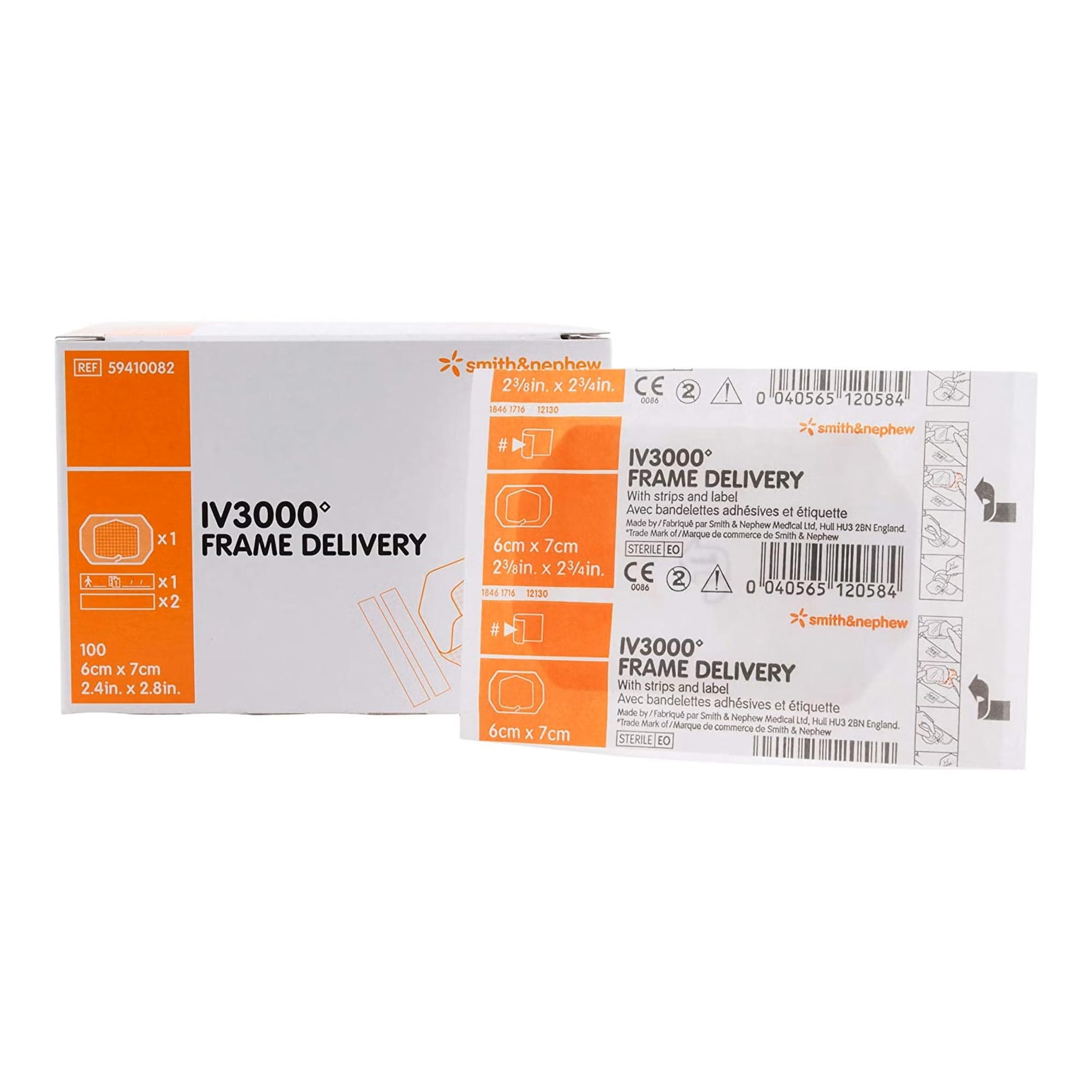 OpSite Peripheral IV Window Dressing, 2-3/8" x 2-3/4" - Case of 1000 - Image 1