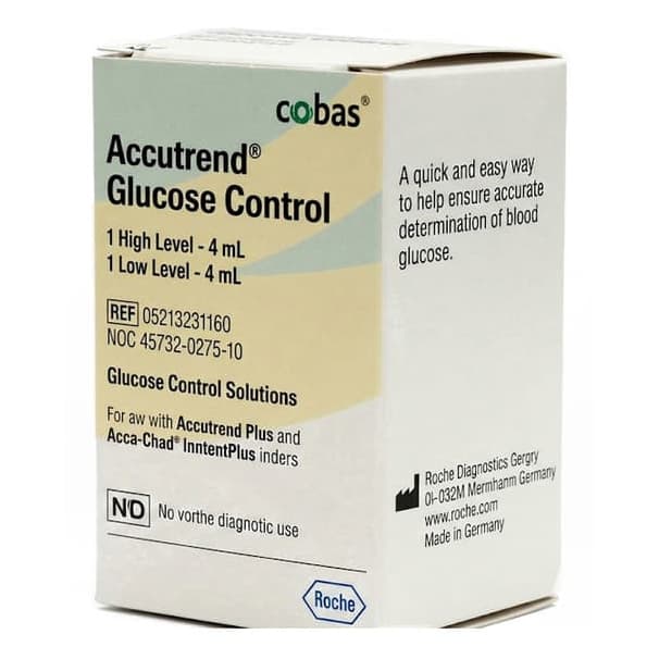 Accutrend Glucose Control Solution, High-Low Level, 4 ml