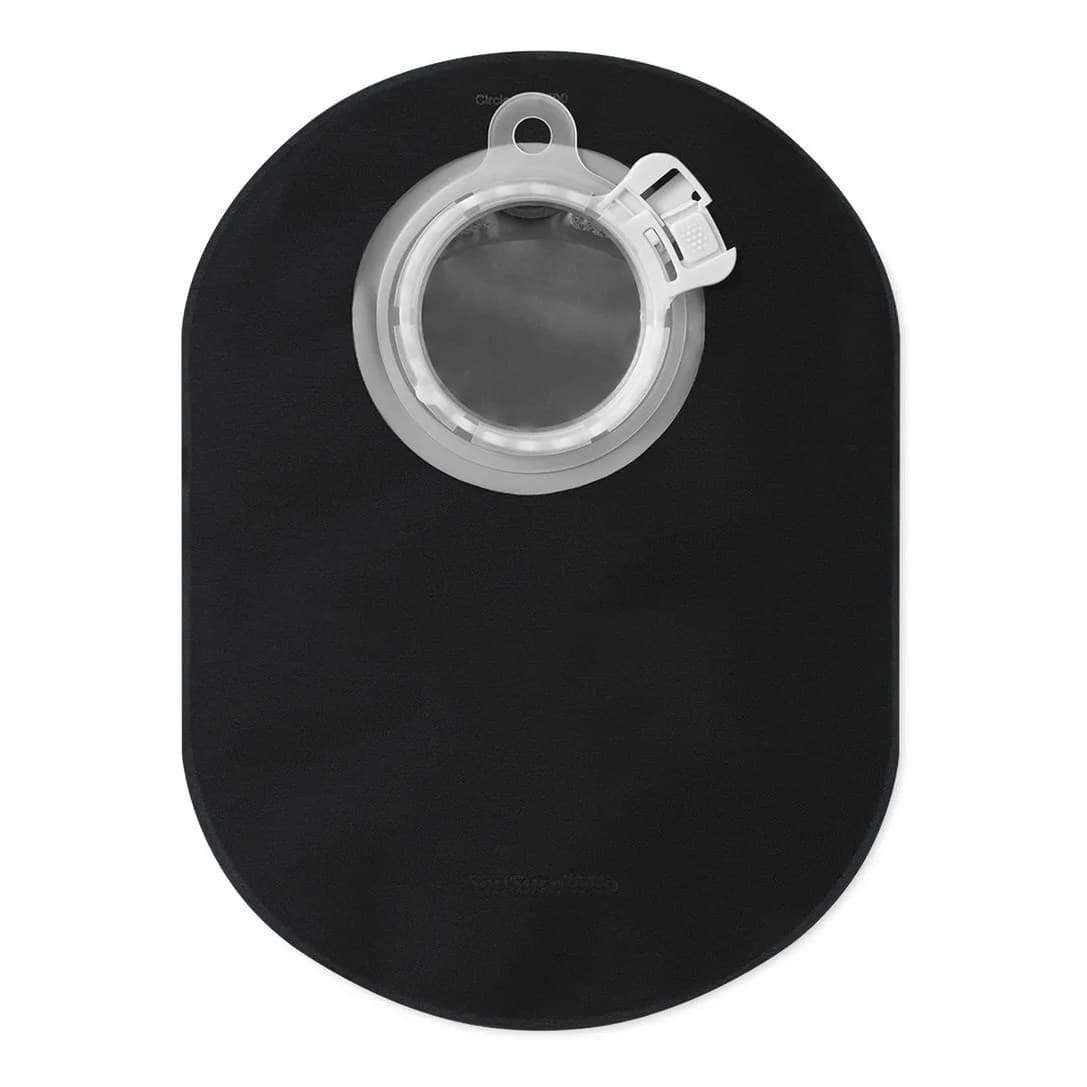 SenSura Mio Click Closed Pouch, Black with Window - Image 1