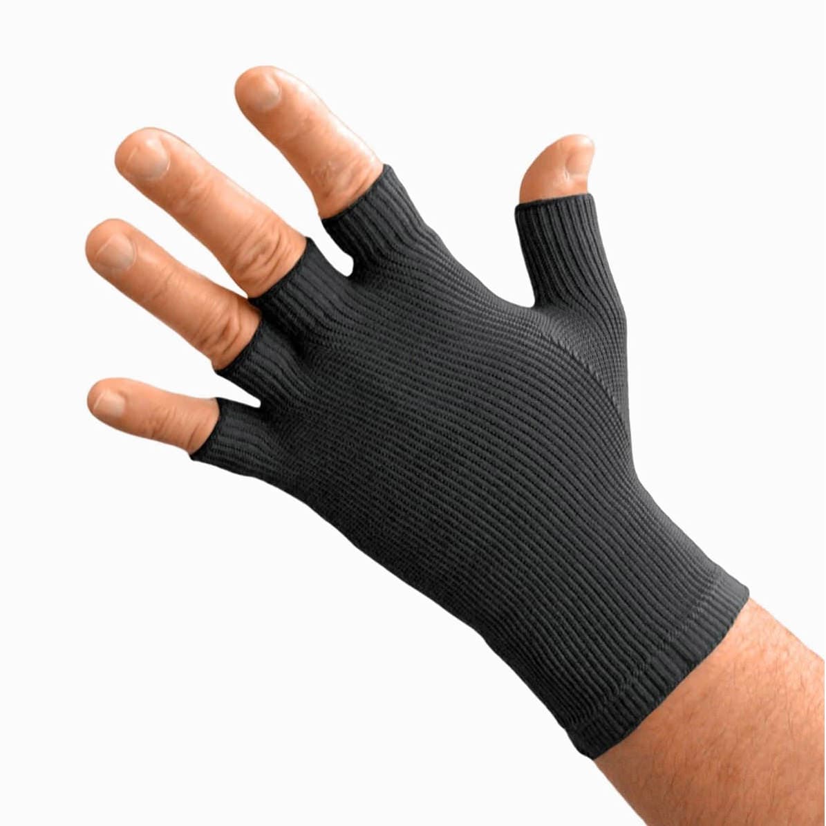 ExoStrong Glove, Black, Quarter Finger, Medium - Image 1