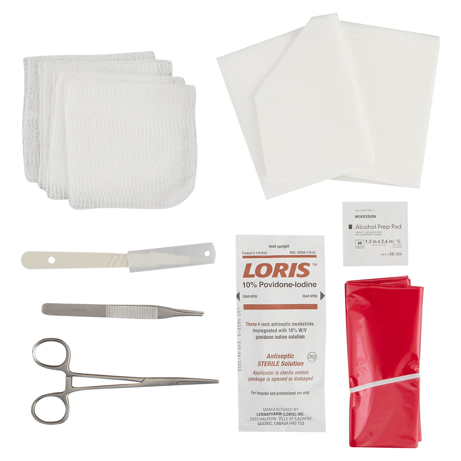 McKesson Incision and Drainage Procedure Kit Without Drugs Sterile - Case of 20 - Image 1