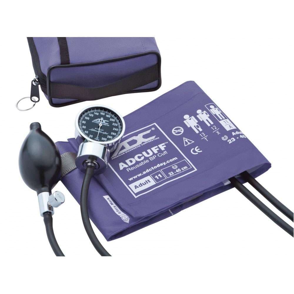 ADC Diagnostix 778 Pocket Aneroid Sphyg, Adult Only, Purple - Image 1