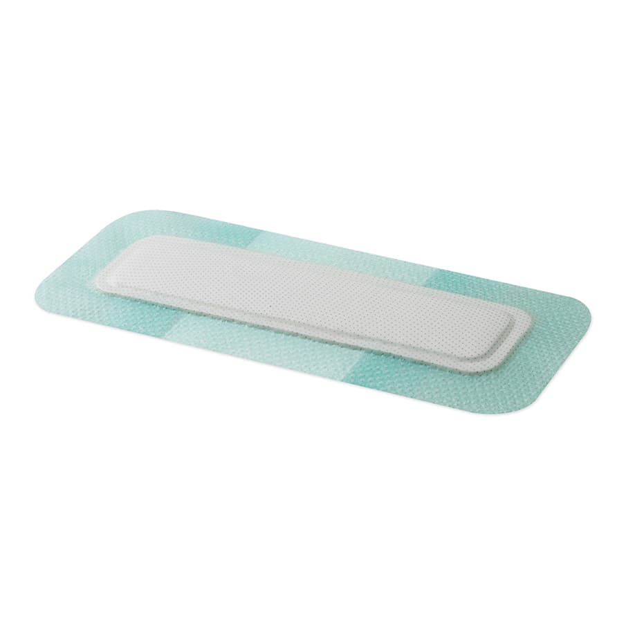 Coloplast Biatain Bordered Silicone Fit Foam Dressing, 4 x 10 Inch - Image 1