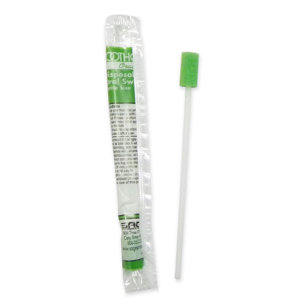Sage Toothette Disposable Oral Swab, Petite - Case of 800 - Image 1