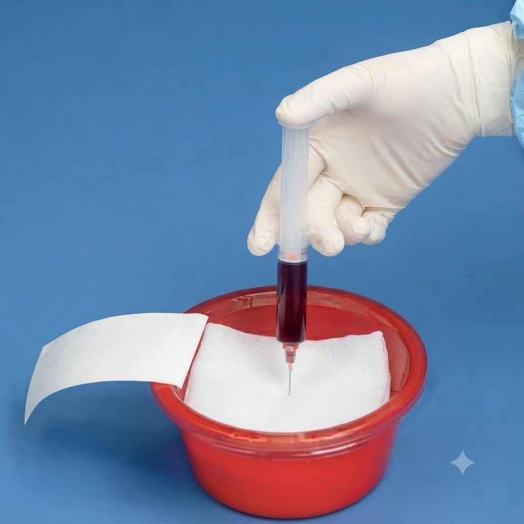 DeRoyal SplashStop Waste Collection Bowl, Red - Case of 20