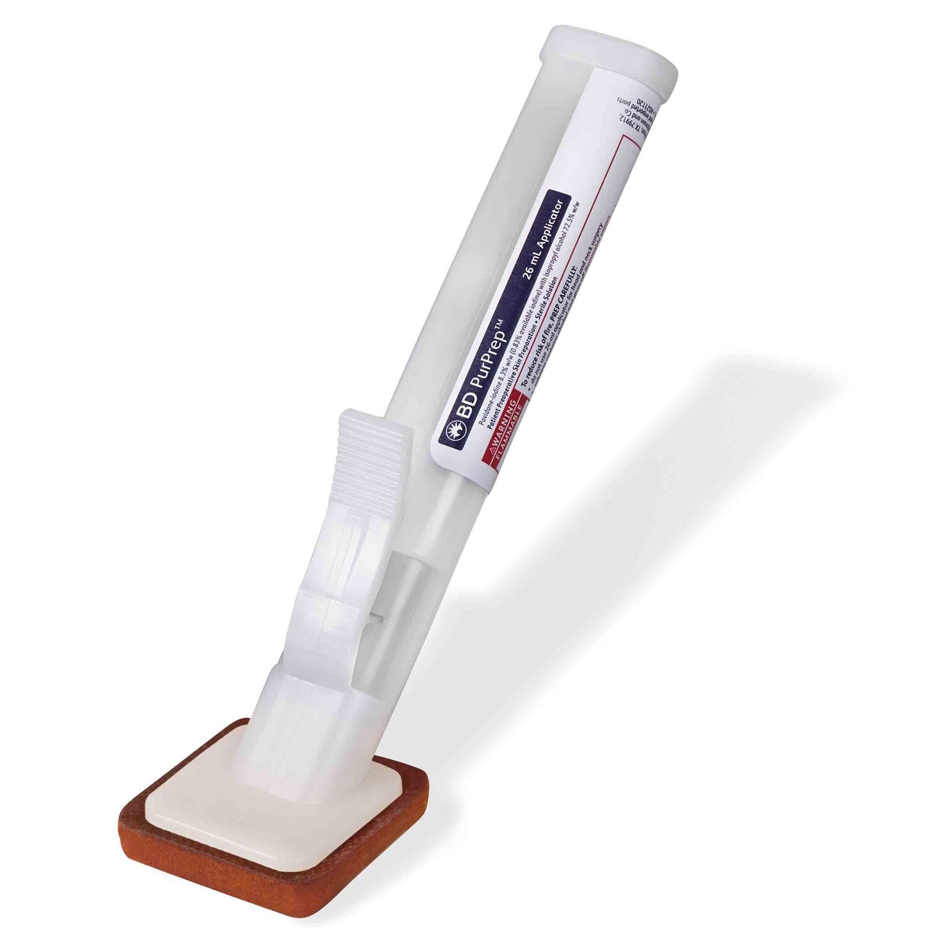 BD PurPrep Skin Prep Solution 26 mL Foam Applicator 8.3% / 72.5% Strength - Case of 25 - Image 1