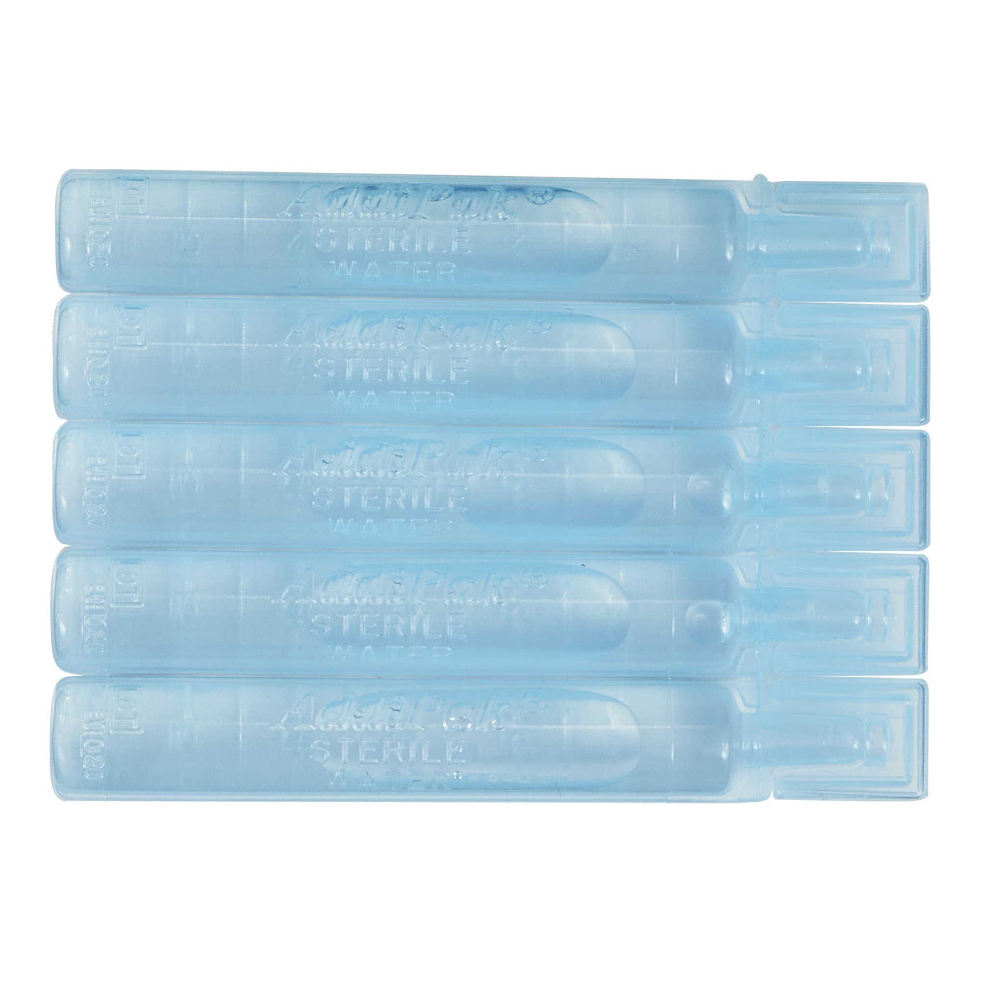 Addipak Sterile Water Unit Dose, 5ml - Case of 1000 - Image 1