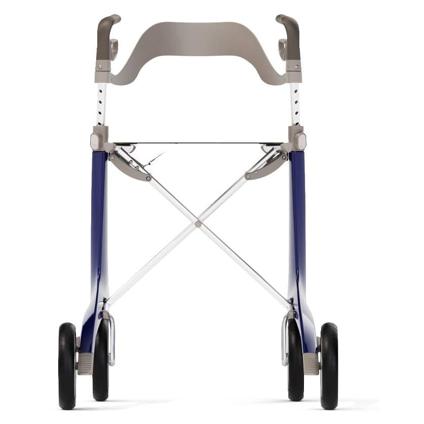 byACRE Blue Carbon Fiber Rollator, 16.5" W x 24" H Seat - Image 3