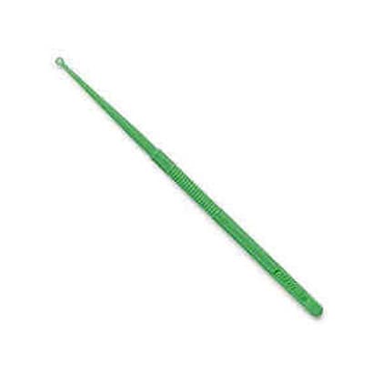 Medline Disposable Ear Curette, Circle Loop, Green, 3mm - Each