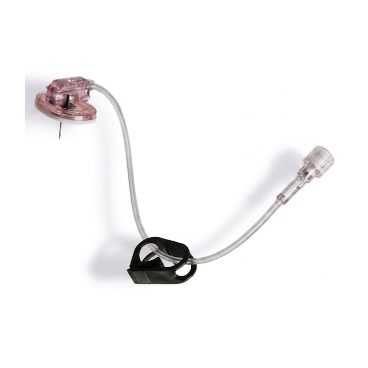 SafeStep Huber Infusion Set, 22 Gauge x 1 Inch - Each - Image 1