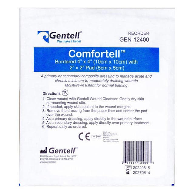 Comfortell Composite Dressing, 4 x 4 Inch - Box of 10 - Image 1