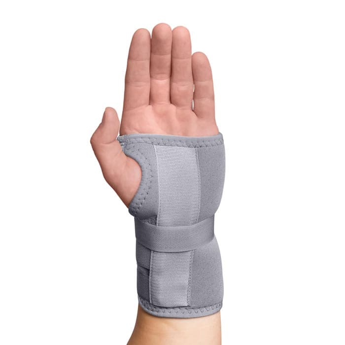 Swede-O Thermal Carpal Tunnel Immobilizer Brace, gray, large, right - Image 1