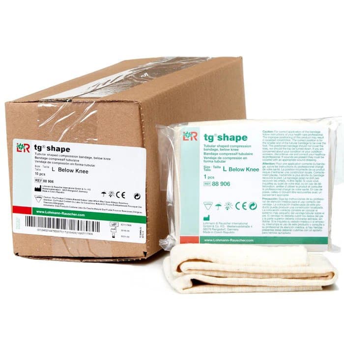 TG shape Tubular Bandage, Below Knee, Large - 10/Case - Image 1