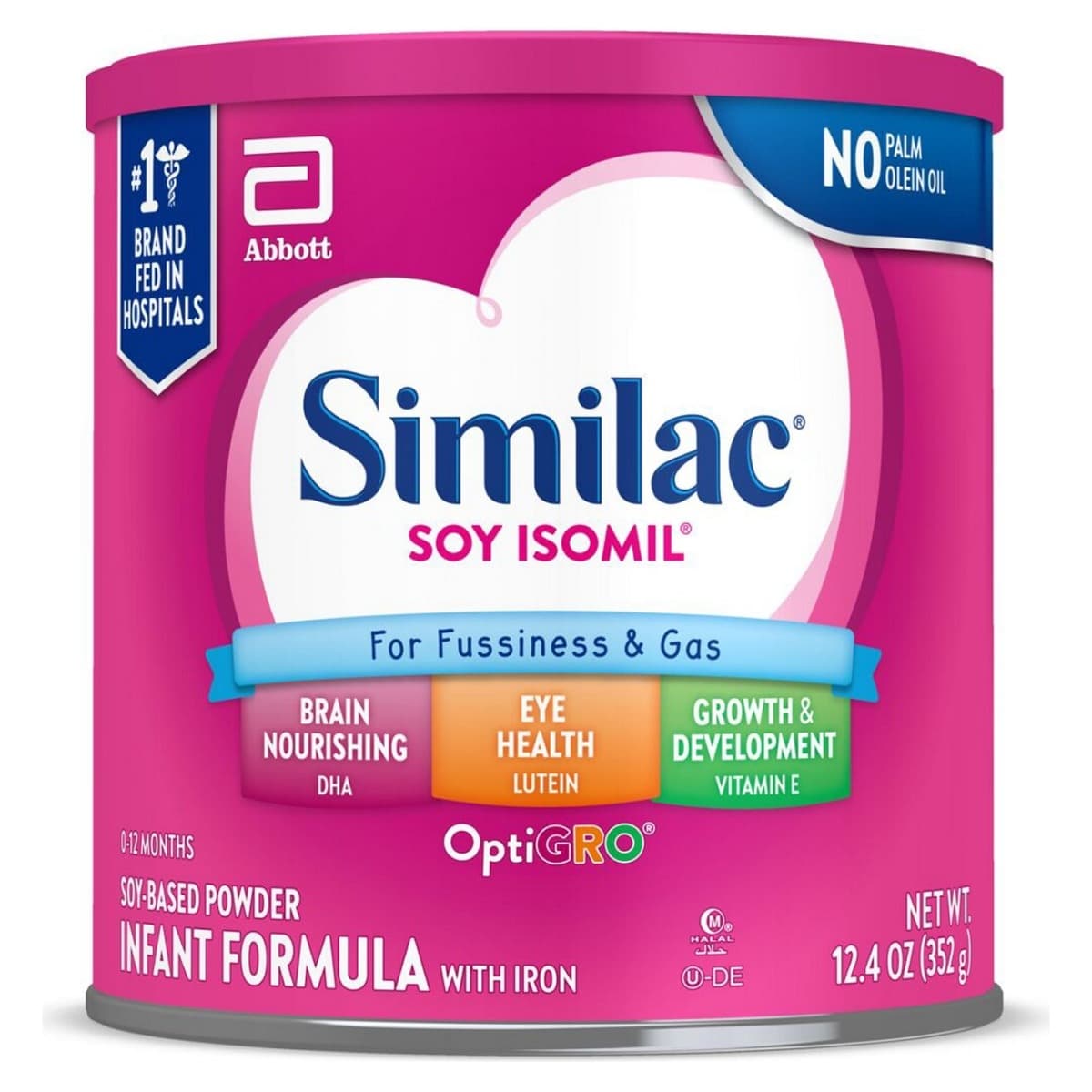 Similac Soy Isomil Infant Formula with Iron, Powder - Image 1