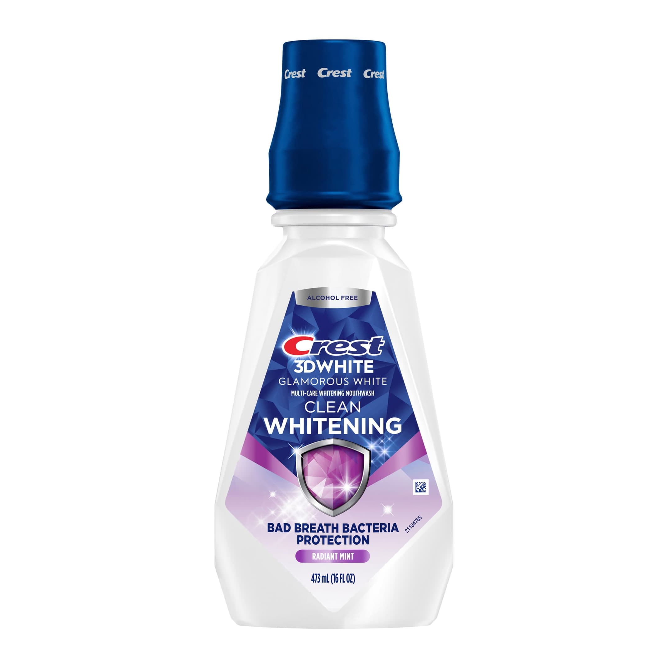 Crest 3D White Clean Mouthwash, 16 oz - Case of 4 - Image 1