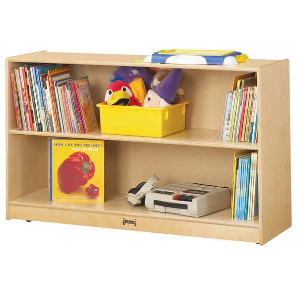 Jonti-Craft low adjustable mobile straight-shelf - Image 2