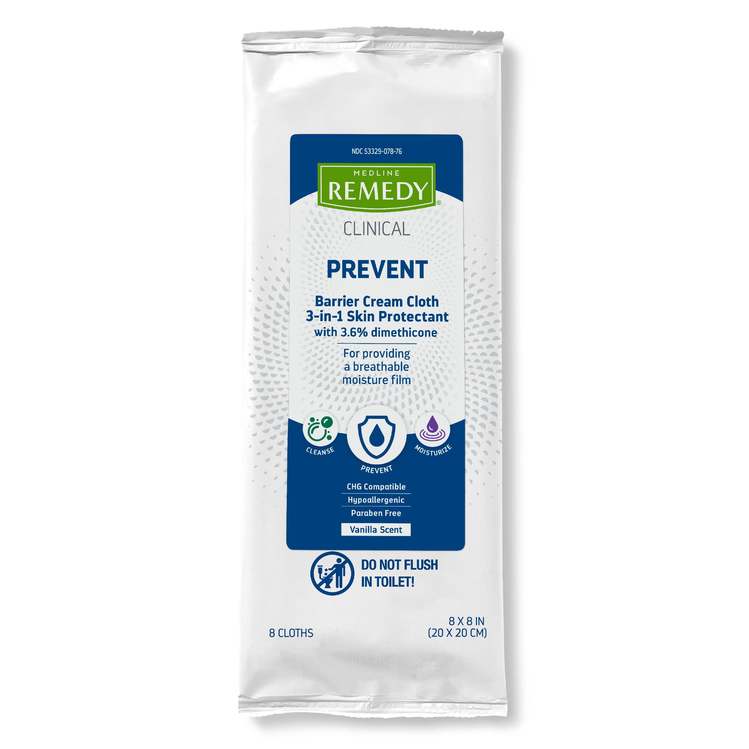 Remedy Clinical Prevent Barrier Cream Cloths, Scented - Carton of 256 - Image 1