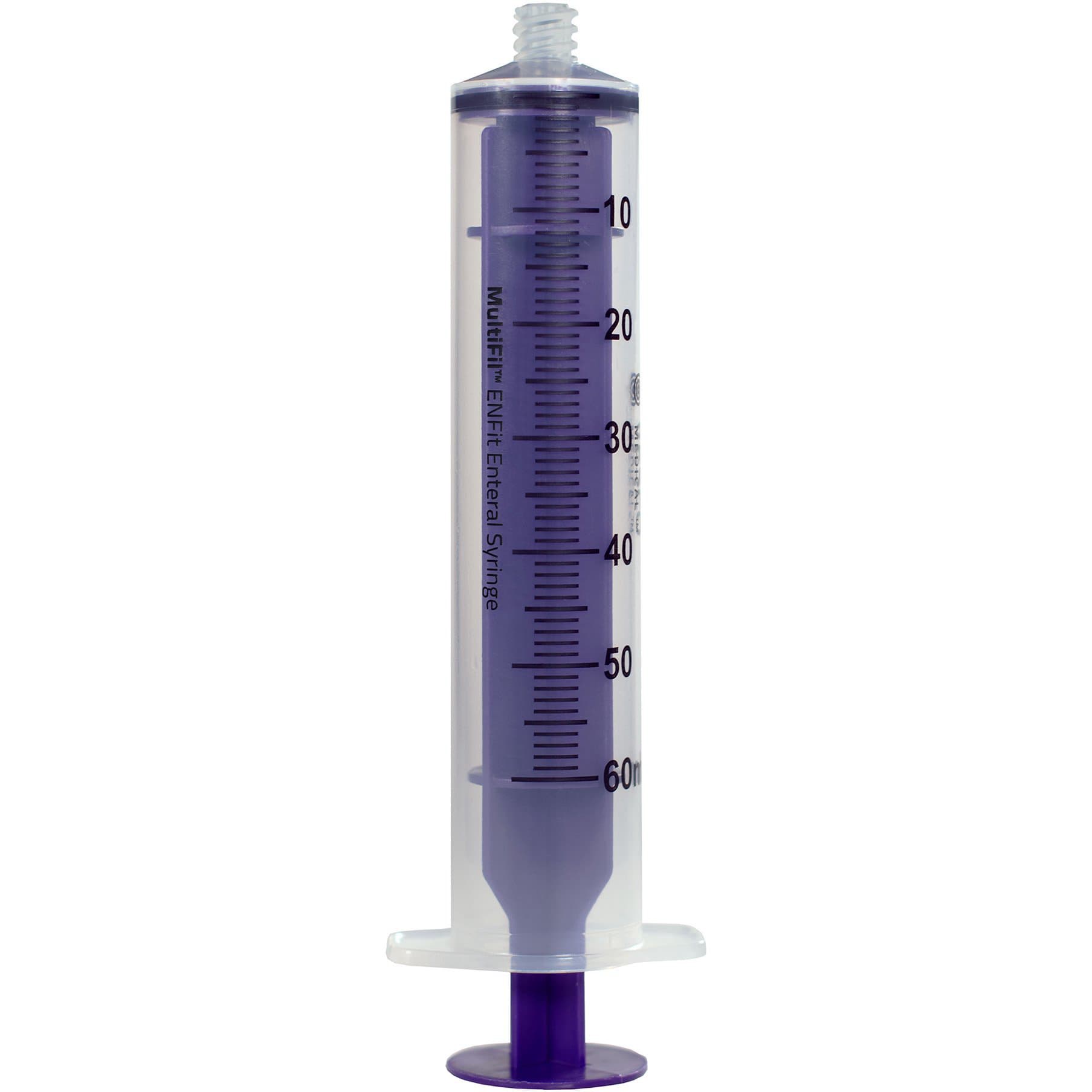 Vesco ENFit MultiFil Syringe with Cap, Non-Sterile, 60 mL - Each - Image 1